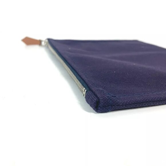 HERMES Logo flat YachtingPM Accessory case Multi-purpose pouch Makeup pouch - Picture 5 of 14